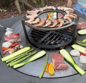 Corten Steel BBQ Grill